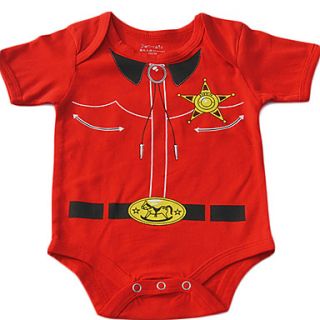 Doomagic KidsCute Fireman Baby Romper(Red)