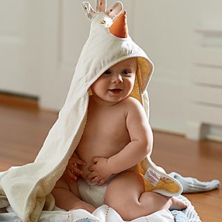 Doomagic Kids Cute Chick Towel(Cream)