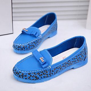 Hushan Womens Stylish Dots Pattern Flat Shoes(Blue)