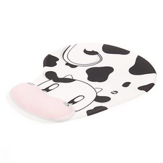 Lovely Cow Pattern Gel Wrist Support Mouse Pad