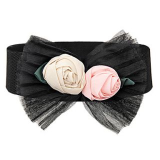 Elastic And Tulle Party/Casual Sashes With Flowers(More Colors)