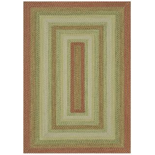 Canyon Reversible Braided Indoor/Outdoor Rectangular Rugs, Bluff