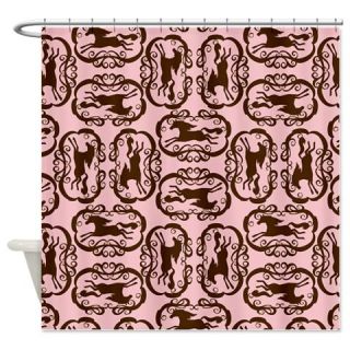  Horse Silhouette Brown Pink Shower Curtain  Use code FREECART at Checkout