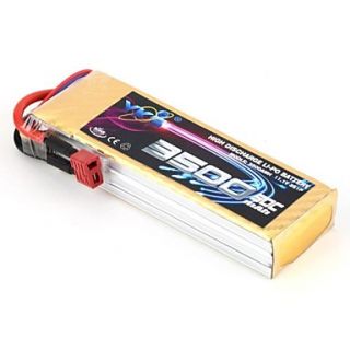 YKS 11.1V 3500mah 3S 50C Li Po Battery(T Plug)