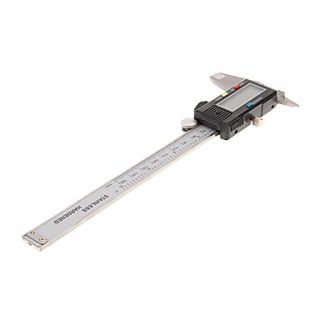 6 Inch Digital Caliper with Extra Large LCD Screen Instant SAE Metric Conversion