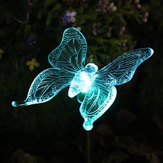Solar Color Changing Butterfly Garden Stake Light(CSS 57272)