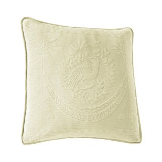 Historic Charleston Collection King Charles 20 Square Decorative Pillow, Ivory