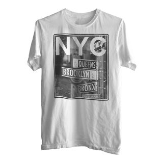 Streets of New York Graphic Tee, Whte Streets Of Ny, Mens