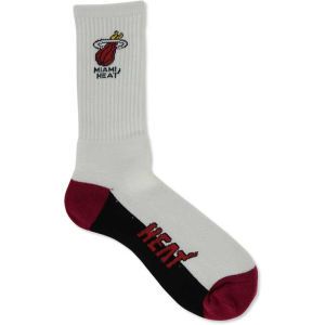 Miami Heat For Bare Feet Crew White 506 Sock