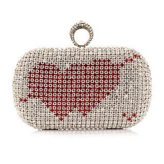 Polyester Wedding/Special Occation Clutches/Evening Handbags With Rhinstones(More Colors)