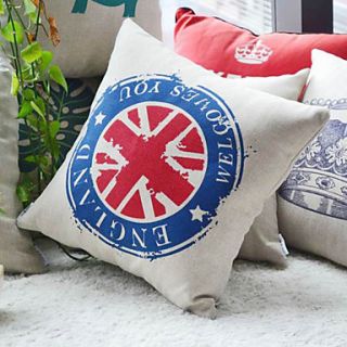Fashion Britain Flag Printed Decorative Pillow Cover