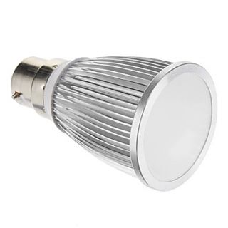 B22 5W COB 235LM 2920K Warm White Light LED Spot Bulb  Silver (95 265V)