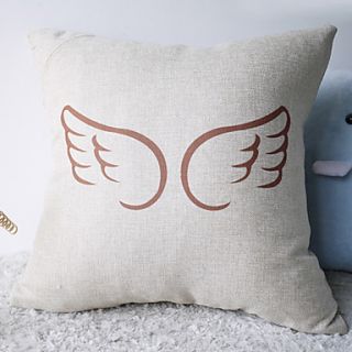 Classic Love with Cupids wings Decorative Pillow Cover