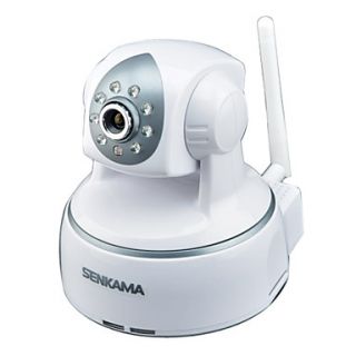 SENKAMA V 624MW Wireless 1.0MP Network IP Camera w TF 8 LED IR Night Vision