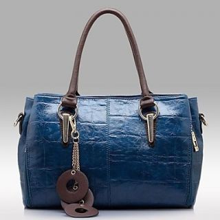 Womens waxes Leather Messenger Bag Stone Pattern Totes Handbags bag