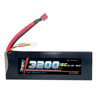 DLG 14.8V 3200mAh Li Po Battery(T Plug)