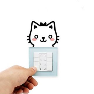Animals A Cartoon Cat Paste Wall Stickers