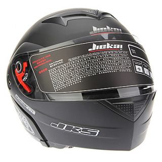 JK108 Motorcycle Racing Open Face Full Helmet(Black L)