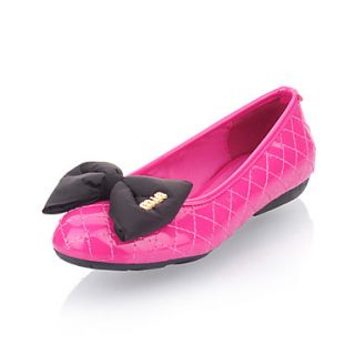 Leatherette Womens Flat Heel Ballerina Flats Shoes with Bowknot (More Colors)
