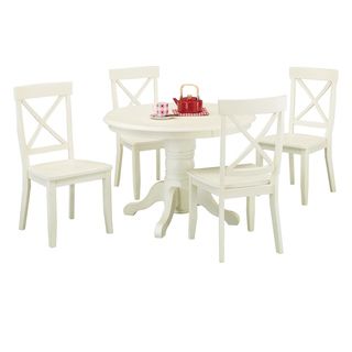 White 5 piece Dining Furniture Set