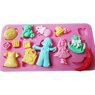 3D Cuter Small Things Shaped Silicone Mold