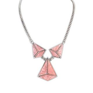 Womens European Punk Style (Triangle) Acrylic Alloy Statement Necklace(More Color) (1 pc)