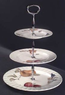 Mikasa Belle Terre 3 Tiered Serving Tray (DP, SP, BB), Fine China Dinnerware   V