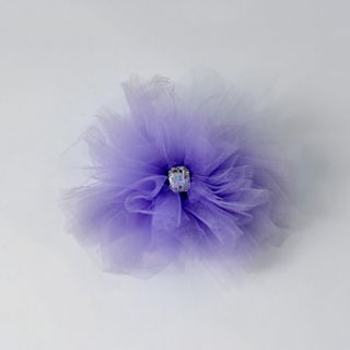 Tulle Wedding/Party Flower With Rhinestone