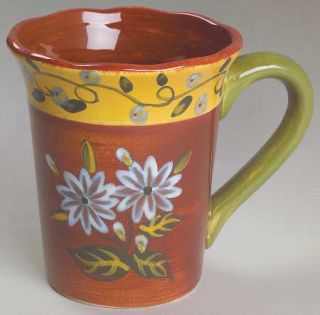 Provence Mug, Fine China Dinnerware   Lesal,Multicolor Flowers&Backgrounds
