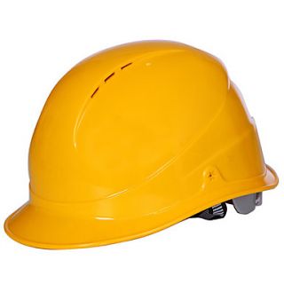 High Quality ABS Ventilation Safety Construction Site Helmet(Yellow)
