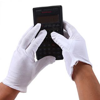 Linter Cotton White Quality Inspection Gloves