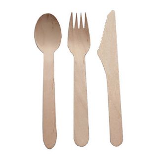 Contracted Cultery, Set of 3, 1 set include 1x fork, 1x spoon, 1x knife