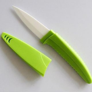 3 Inch Fruit / Vegetable Ceramic Knife with Cover