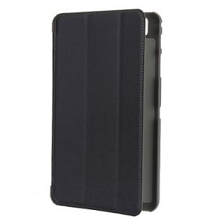 Silk Pattern PU Leather Full Body Case with Stands for Samsung T320 (Gray)