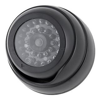 9.5CM Dome Dummy Outdoor Camera (Black)