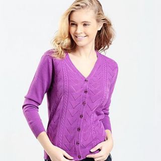 Womens Sweater Long Sleeve Solid Color Knitted Cardingan Three Color