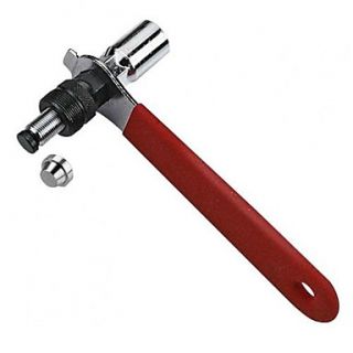 Cycling Red Carbon Alloy Steel Bike Crank Disassembly Tool Bicycle Repair Tool