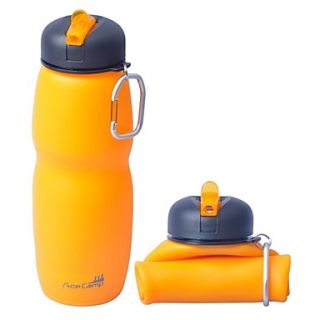 AceCamp Outdoor 650ml Multifunctional Foldable Silicone Water Bottle 1544