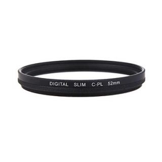 52mm Slim CPL Circular Polarizing Filter C PL for Canon Nikon