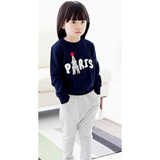 Girls Casual Letter Pattern Clothing Sets
