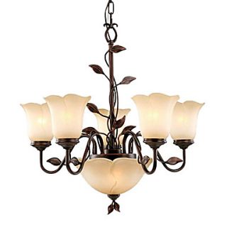 5 Light Dark Oil Rubbed Bronze Chandelier