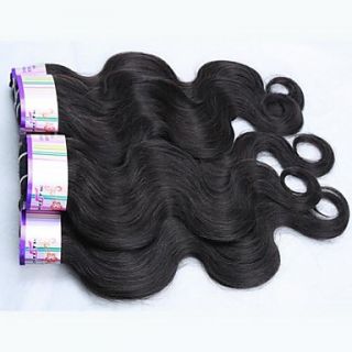 14 16 18 20 4Pcs Lot Natural Black Color 1B 4A Malaysian Virgin Hair Body Wave Human Hair Weave Extensions
