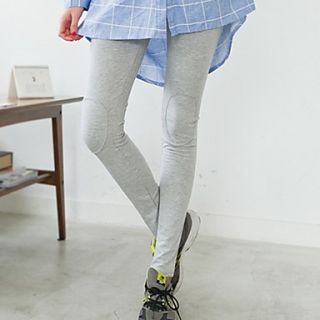 [Pashong] Womens Basic Soft Legging with Knees