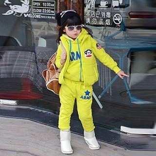 Childrens Fashion Flocking Thick Sweater Clothing Sets