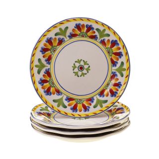 Amalfi Set of 4 Dinner Plates