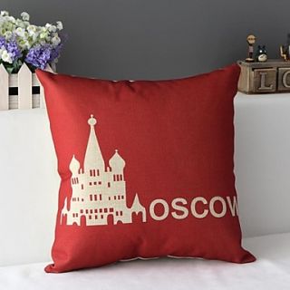 Classic High Fashion Falling in Love with Moscow Decorative Pillow Cover