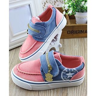 Childrens Metal Pendant Canvas Velcro Shoes