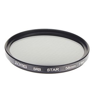 ZOMEI Camera Professional Optical Frame Star4 Filter (58mm)