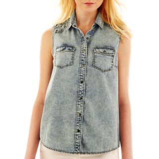 Allen B. Denim Tank Top, Womens