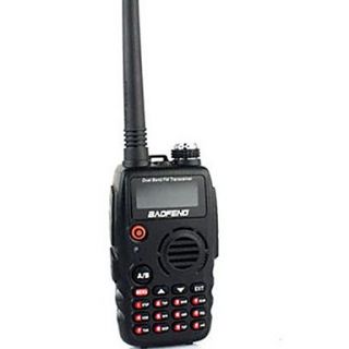 2 pcs/lot Black A1049A Walkie Talkie BaoFeng A52 VHF UHF 136 174MHz 400 520MHz 5W 128CH VOX Two Way Radio